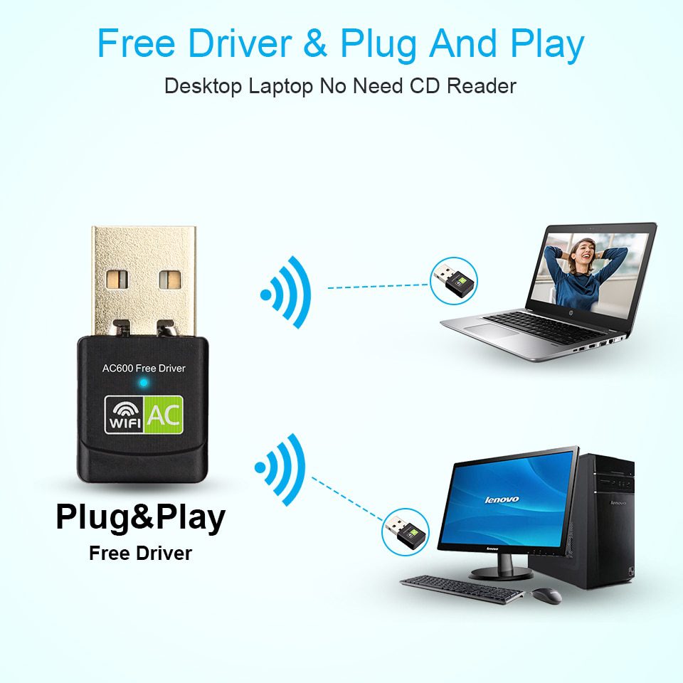 Black / White USB Wi-Fi Adapter