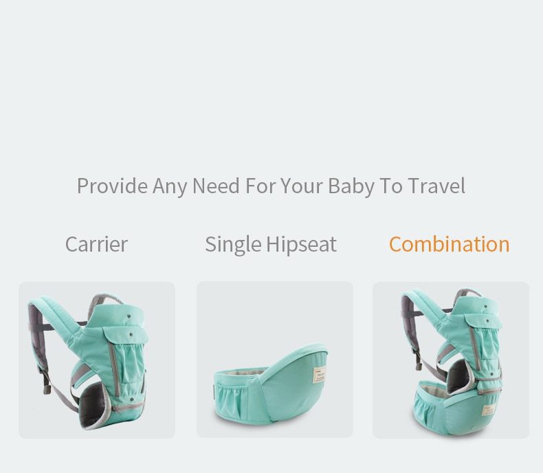 Plain Cotton Front Facing Baby Sling