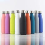 Stainless Steel Water Bottle With Rubber Painted Surface
