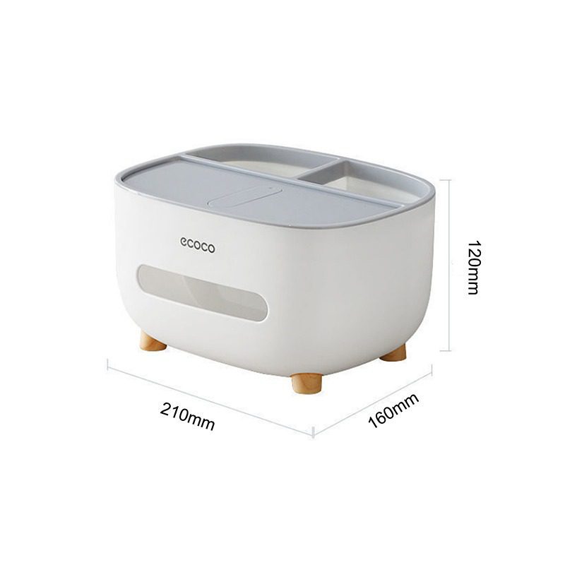 Tissue Box Living Room Dining Room Napkin Holder Household Simple Multi Function Glasses Mobile Phone Storage Box Car Decoration