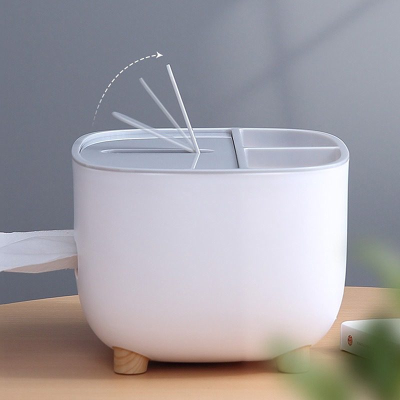 Tissue Box Living Room Dining Room Napkin Holder Household Simple Multi Function Glasses Mobile Phone Storage Box Car Decoration