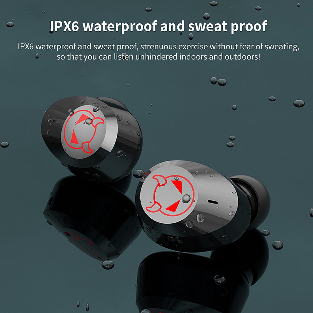 TWS Bluetooth 5.1 Earphones 1200mAh Charging Box Wireless Headphone
