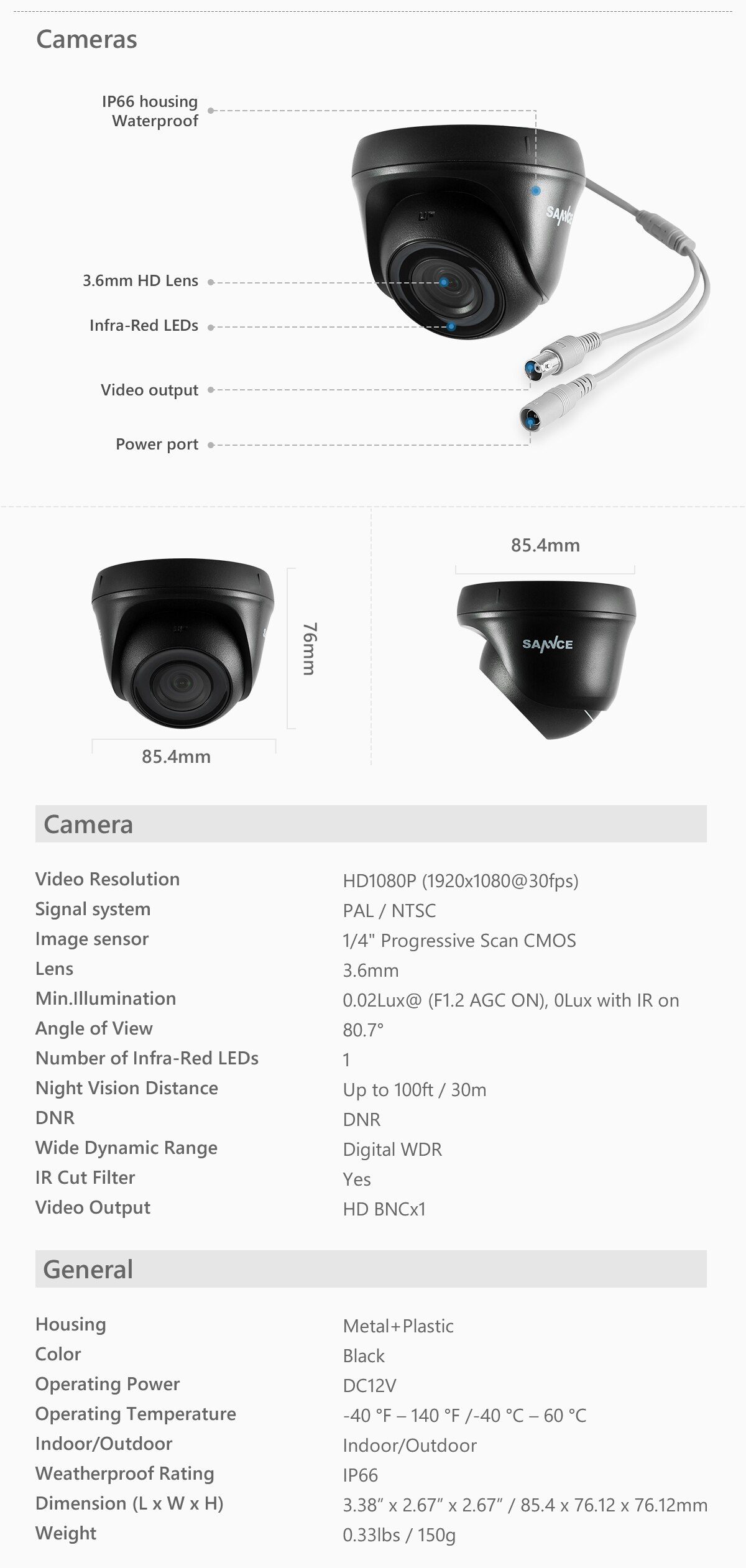 SANNCE 8CH 1080N DVR 1080P Security camera CCTV system 8pcs 1080P CCTV Cameras P2P Outdoor Waterproof Video Surveillance kit SANNCE 8CH 1080N DVR 1080P Security camera CCTV system 8pcs 1080P CCTV Cameras P2P Outdoor Waterproof Video Surveillance kit