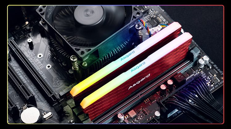 Asgard W2 series RGB RAM ddr4 8GBx2 16GBx2 3200MHz PC4-25600 1.35V dual channel stunning desktop memory ram