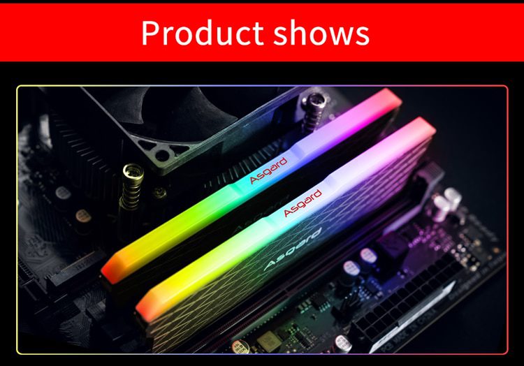 Asgard W2 series RGB RAM ddr4 8GBx2 16GBx2 3200MHz PC4-25600 1.35V dual channel stunning desktop memory ram