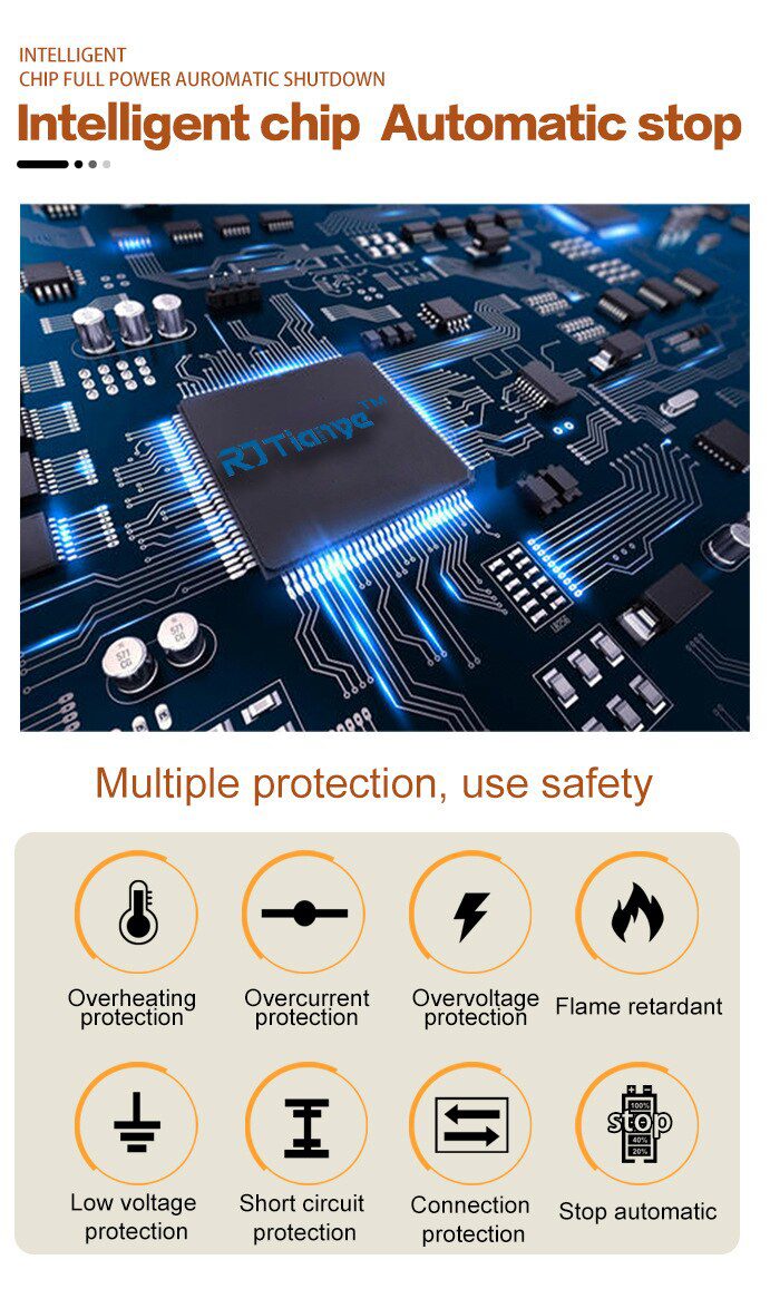 EAFC Full Automatic Car Battery Charger 12V Digital Display Battery Charger Power Puls Repair Chargers Wet Dry Lead Acid