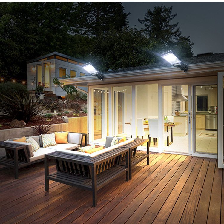 1~6PCs Solar Street Lights Outdoor Solar Lamp With 3 Mode Waterproof Motion Sensor Security Lighting for Garden Patio Path Yard